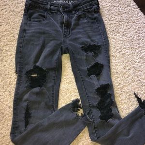 Black American Eagle jeans
